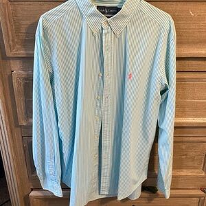 Polo Ralph Lauren Light Blue Striped Shirt